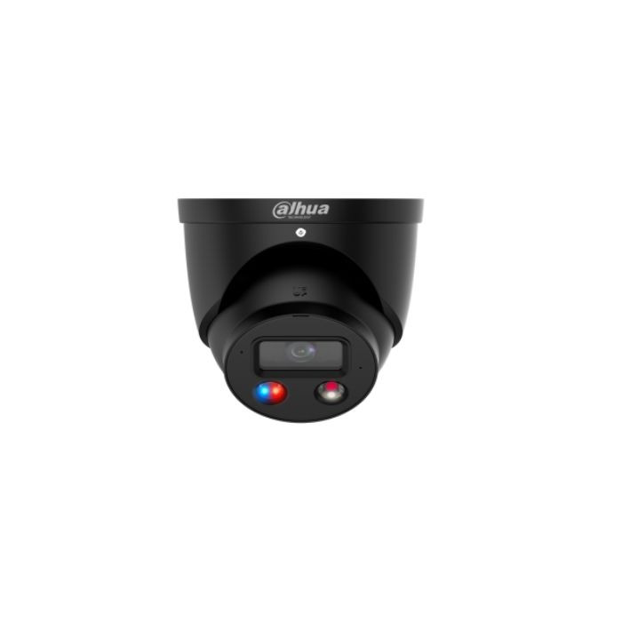 Camera Dahua Eyeball noir IP  - 5Mp - IR - WizSense - FullColor - TIOC 2.0 - Micro - Haut-parleurs - POE