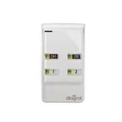 Télécommande d'alarme Diagral 8 fonctions / DIAG42ACK
