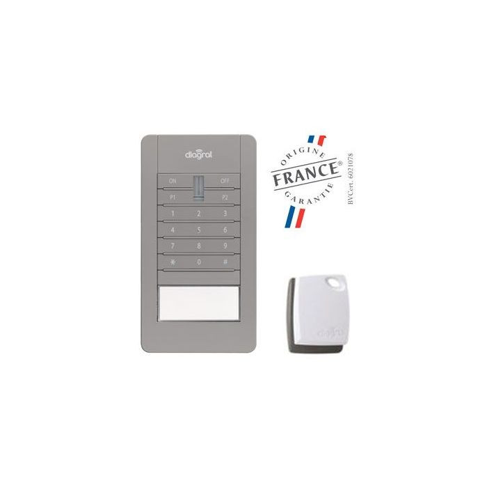 Clavier extérieur vocal sans fil Diagral / DIAG46BCX