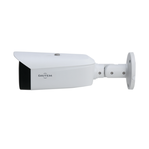Caméra tube IP 5 Mpx TiOC 3.0 avec dissuasion active – DAITEM – SV408BX