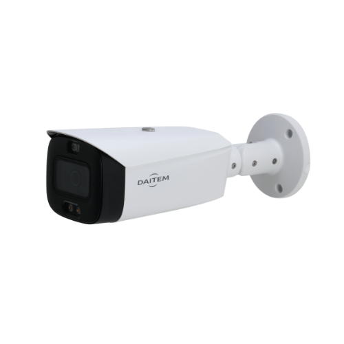 Caméra tube IP 5 Mpx TiOC 3.0 avec dissuasion active – DAITEM – SV408BX