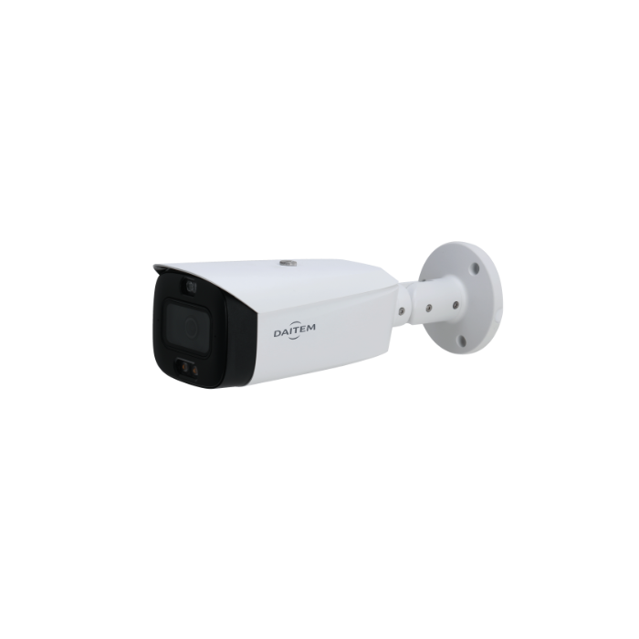 Caméra tube IP 5 Mpx TiOC 3.0 avec dissuasion active – DAITEM – SV408BX