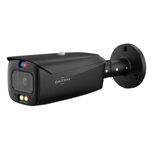 Caméra tube IP 5 Mpx TiOC 3.0 avec dissuasion active – Daitem – SV409BX