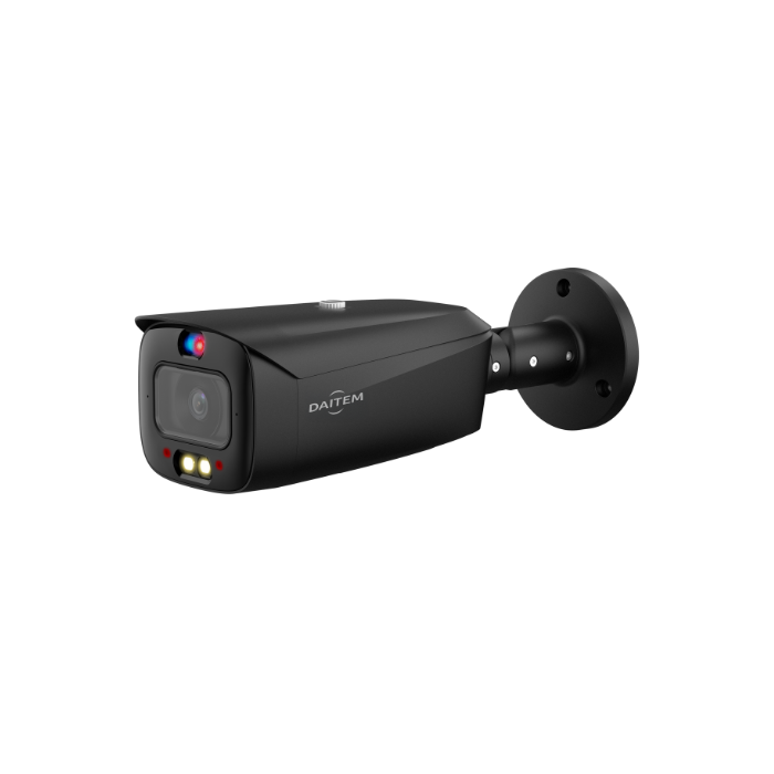 Caméra tube IP 5 Mpx TiOC 3.0 avec dissuasion active – Daitem – SV409BX