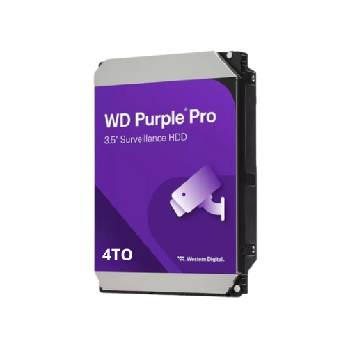 Disque dur vidéosurveillance WD Purple 4To DVR NVR Western Digital