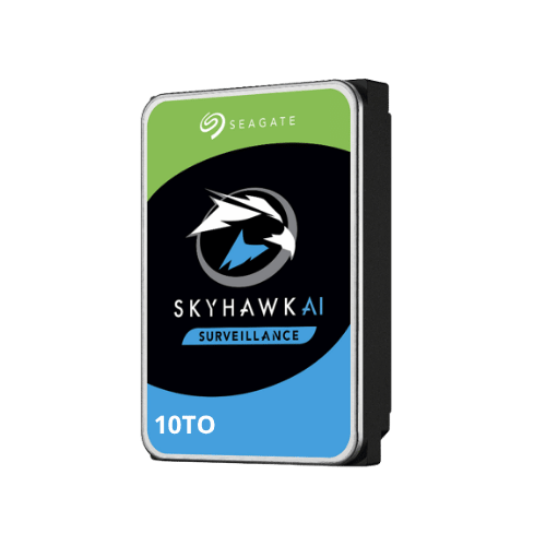 Disque dur Seagate 10To – Spécial vidéosurveillance DVR/NVR 24/7