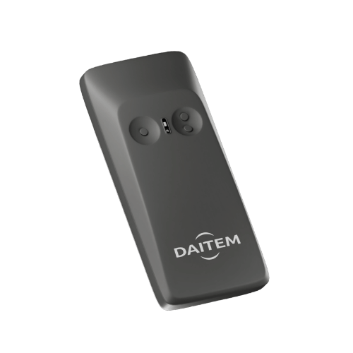 Télécommande Daitem SH808AX – 2 touches avec arrêt automatique et badge mains libres