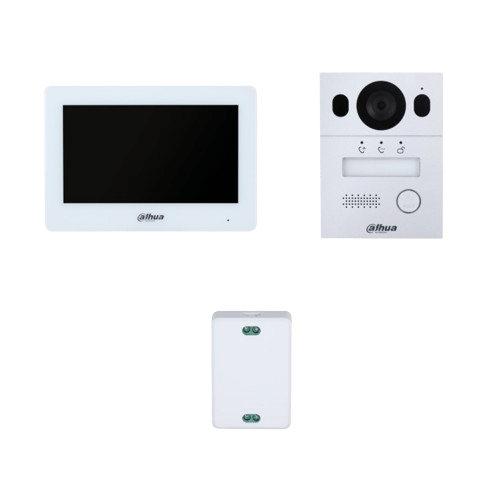 Kit interphone vidéo Dahua 2 fils KTX01(S) – Contrôle d’accès