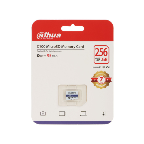 Carte mémoire microSD Dahua P100 256 Go pour caméra IP | Easy-Cam
