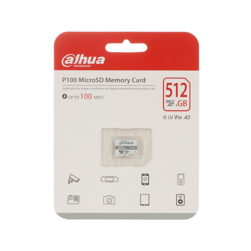 Carte mémoire microSD Dahua P100 – 512 Go