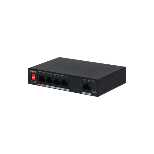 Dahua PFS3005-4ET-60-V2 – Switch PoE 5 ports compact