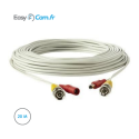 Câble 20M alimentation + Video