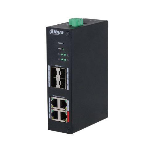 Dahua HS4408-4ET-96 – Switch PoE 8 ports fibre