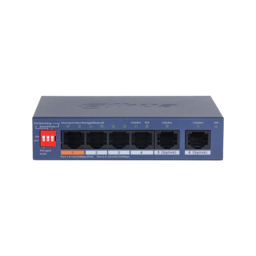 Dahua CS4006-4ET2GT-60 – Switch PoE 6 ports