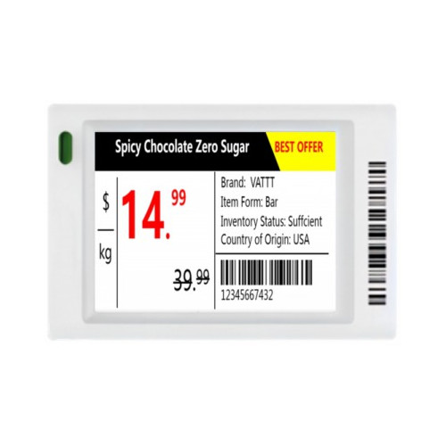 Dahua ESL-E4018A-N – Étiquette électronique 1,8 pouce