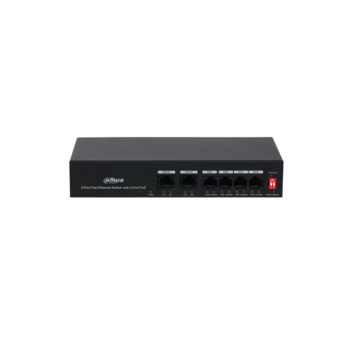Dahua PFS3006-4ET-36 – Switch PoE 6 ports longue distance
